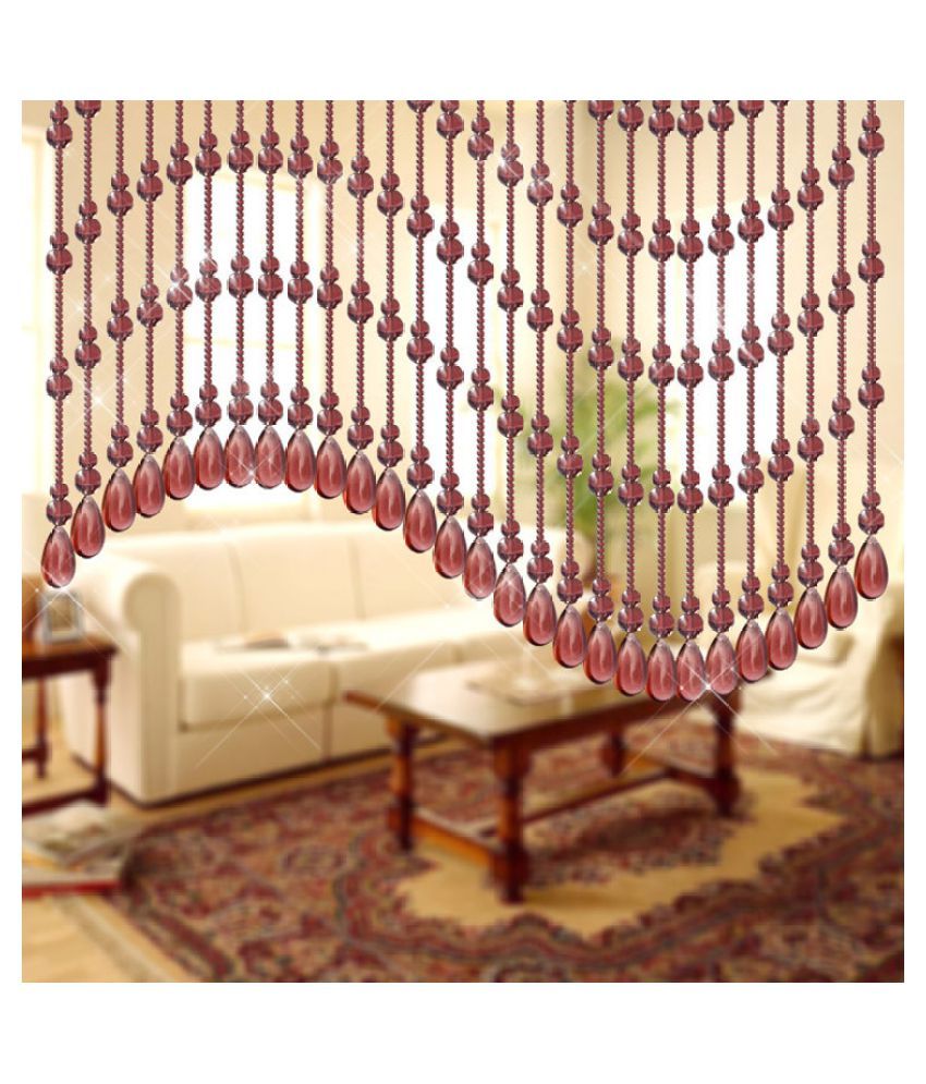 Glass Gourd Shaped Beads String Tassel Curtain Wedding Divider