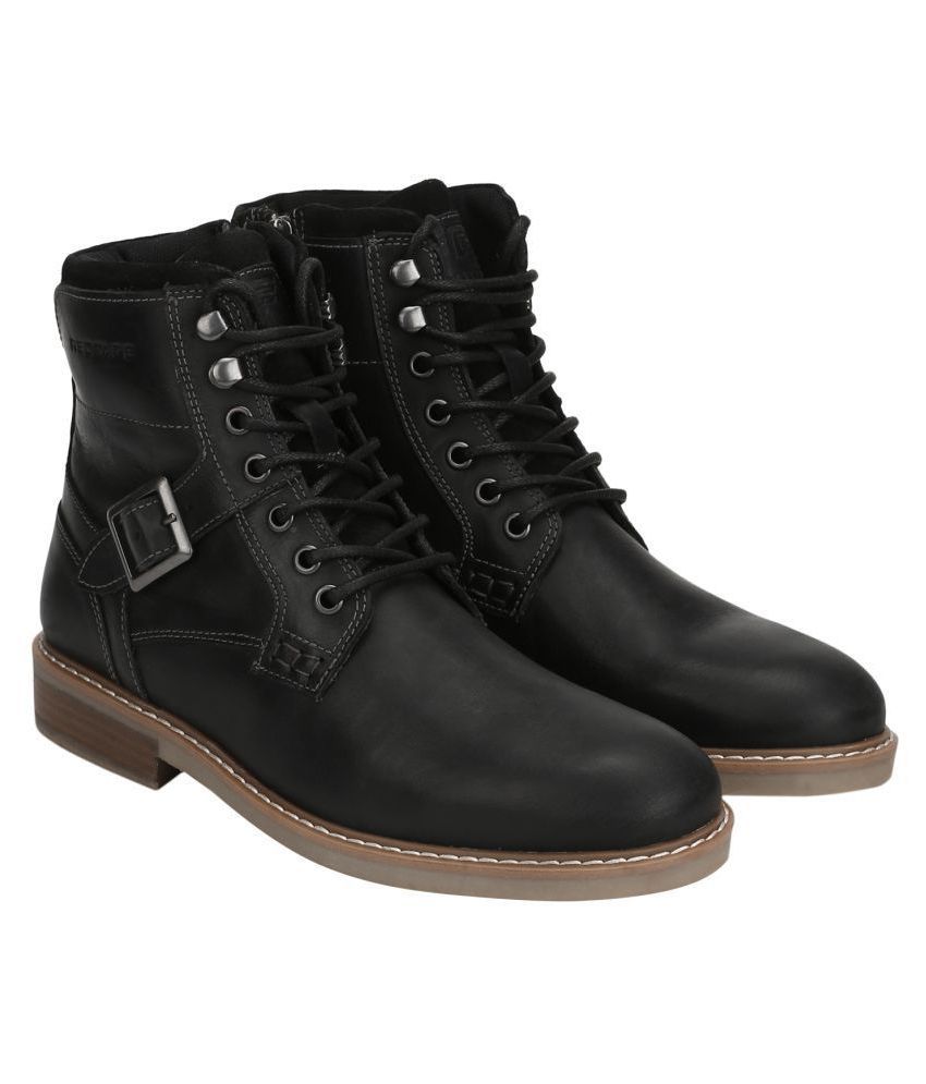 red tape biker boots