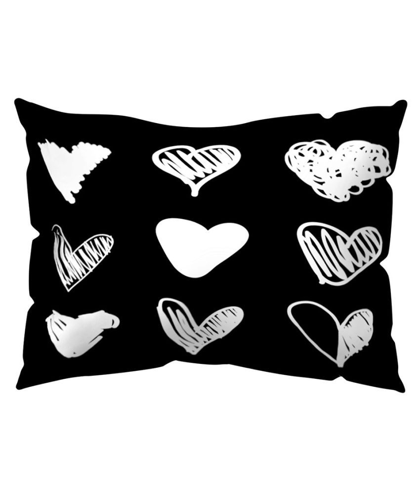 Black And White Style Soft Peach Pillow Pillowcase 30x50cm Home