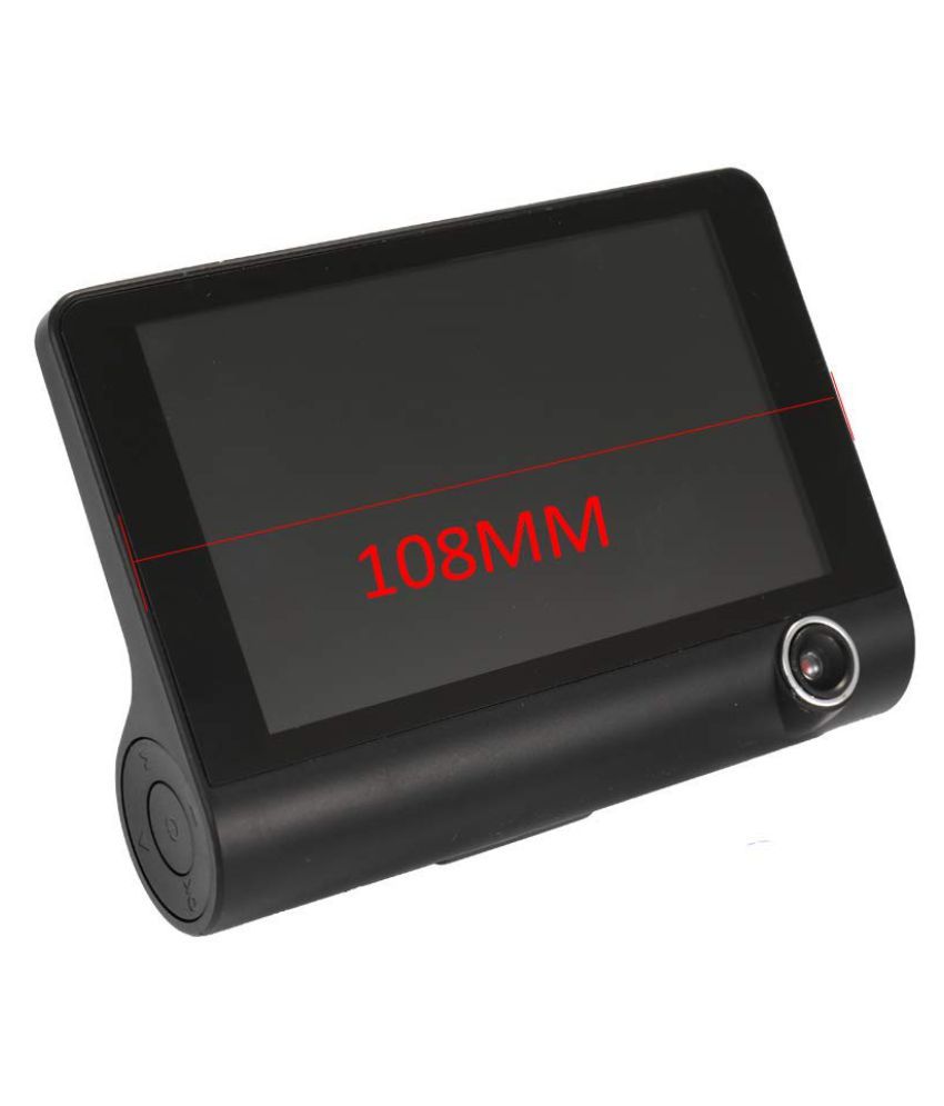 Auto Snap 4 0in 3 Way Car Dvr Camera Driving Recorder Dash Cam Rear