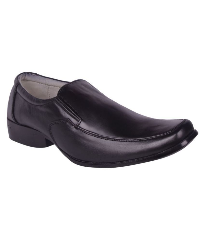 SS Office Genuine Leather Black Formal Shoes Price in India- Buy SS ...