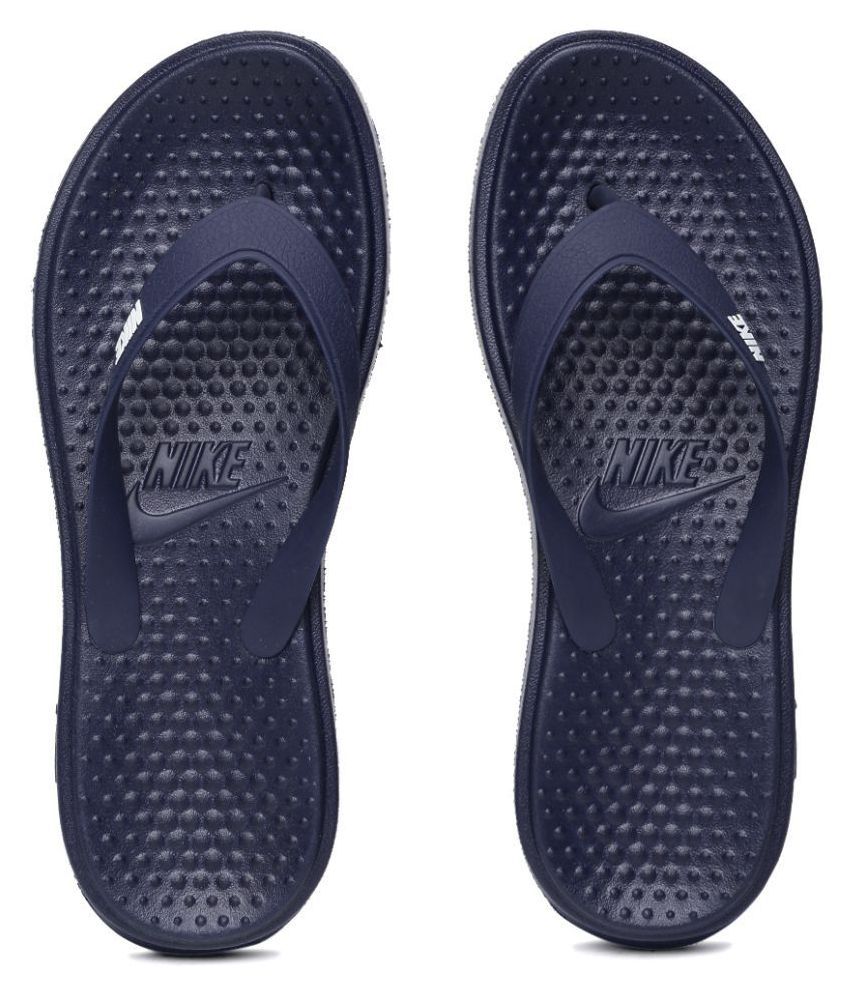 Nike Navy Thong Flip Flop Price in India- Buy Nike Navy Thong Flip Flop ...