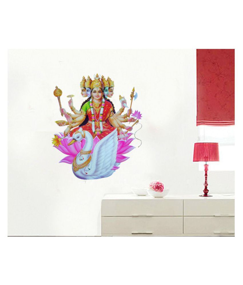     			Decor Villa LAXMI JI Religious & Inspirational Sticker ( 50 x 58 cms )