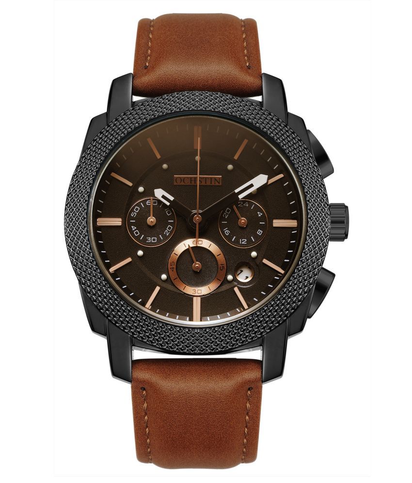 Ochstin Casual Trendy Leather Chronograph Men's Watch Buy Ochstin