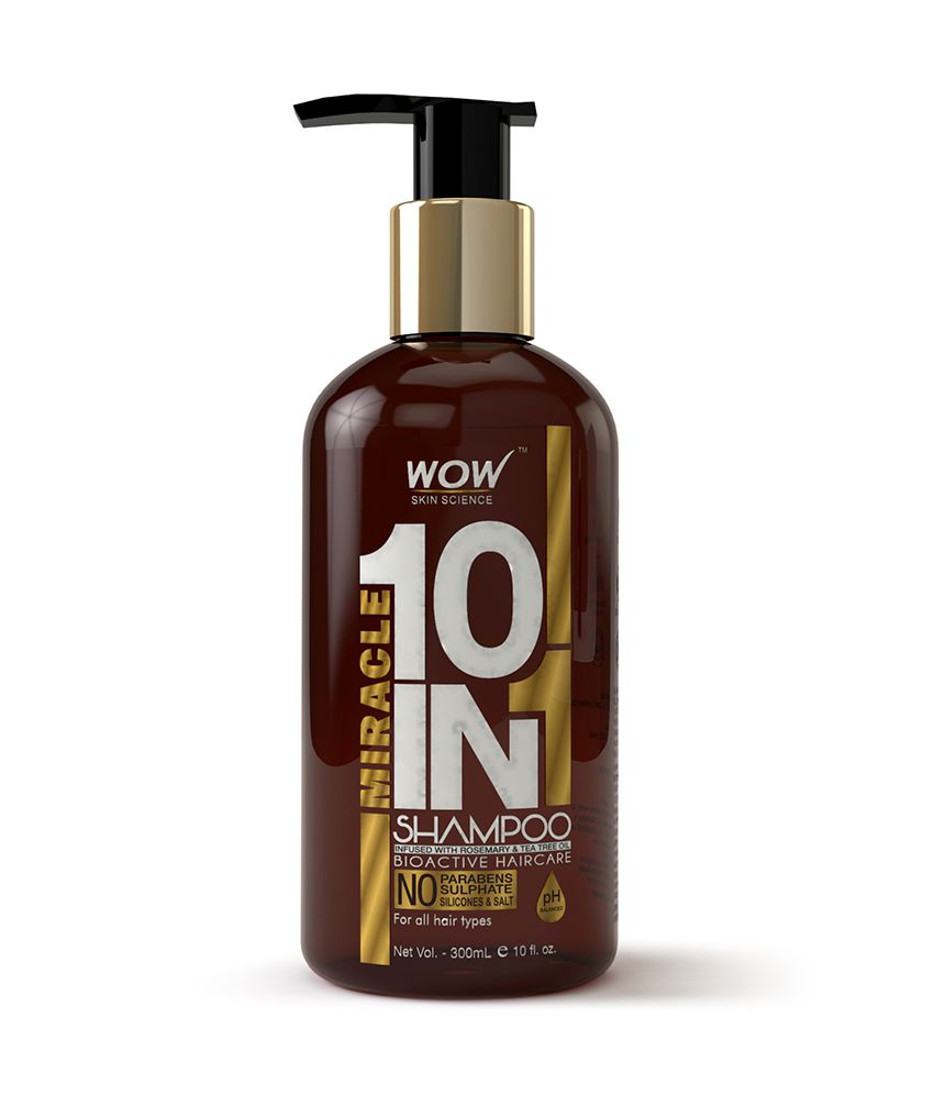 WOW Skin Science 10-in-1 Miracle Shampoo (No Parabens