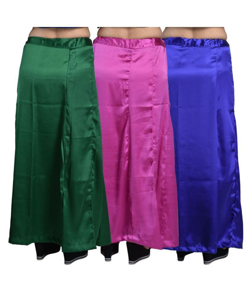 DUI KONNA Multicoloured Satin Petticoat Price in India Buy DUI KONNA Multicoloured Satin