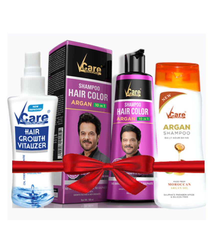 VCare shamboo hair color(black) Demi Permanent Hair Color Black Black 180  mL: Buy VCare shamboo hair color(black) Demi Permanent Hair Color Black  Black 180 mL at Best Prices in India - Snapdeal