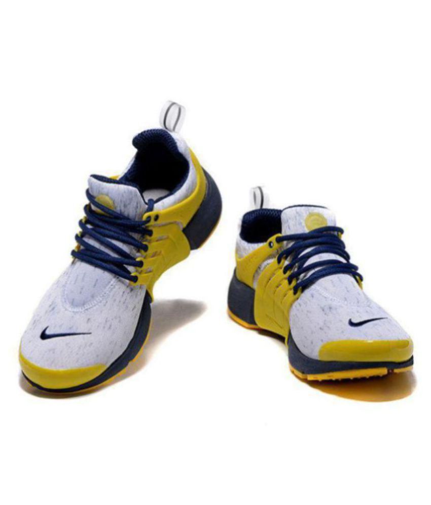 nike presto yellow running shoes