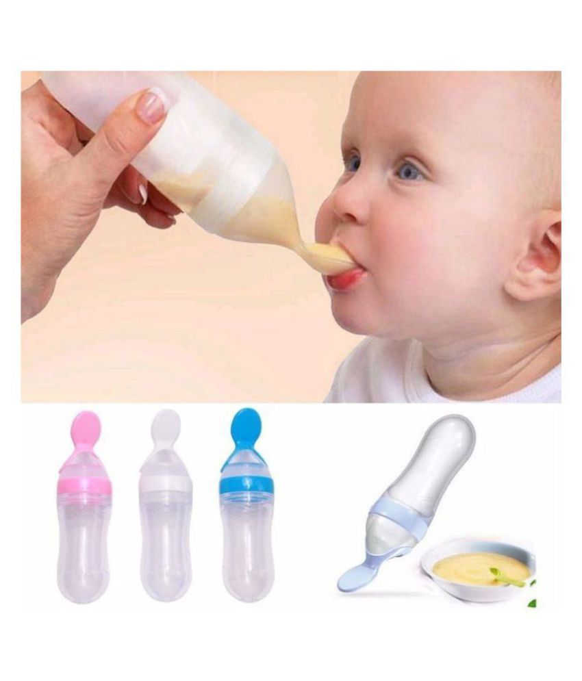 Papa Baby Bpa Free Squeeze Style Bottle Feeder With Dispensing