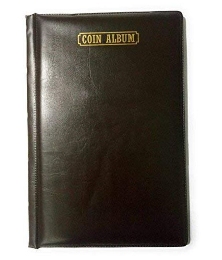 Coins & Stamps Coin Album for Beginners Dark Brown 150 Coins Capacity coinstamp.in Buy