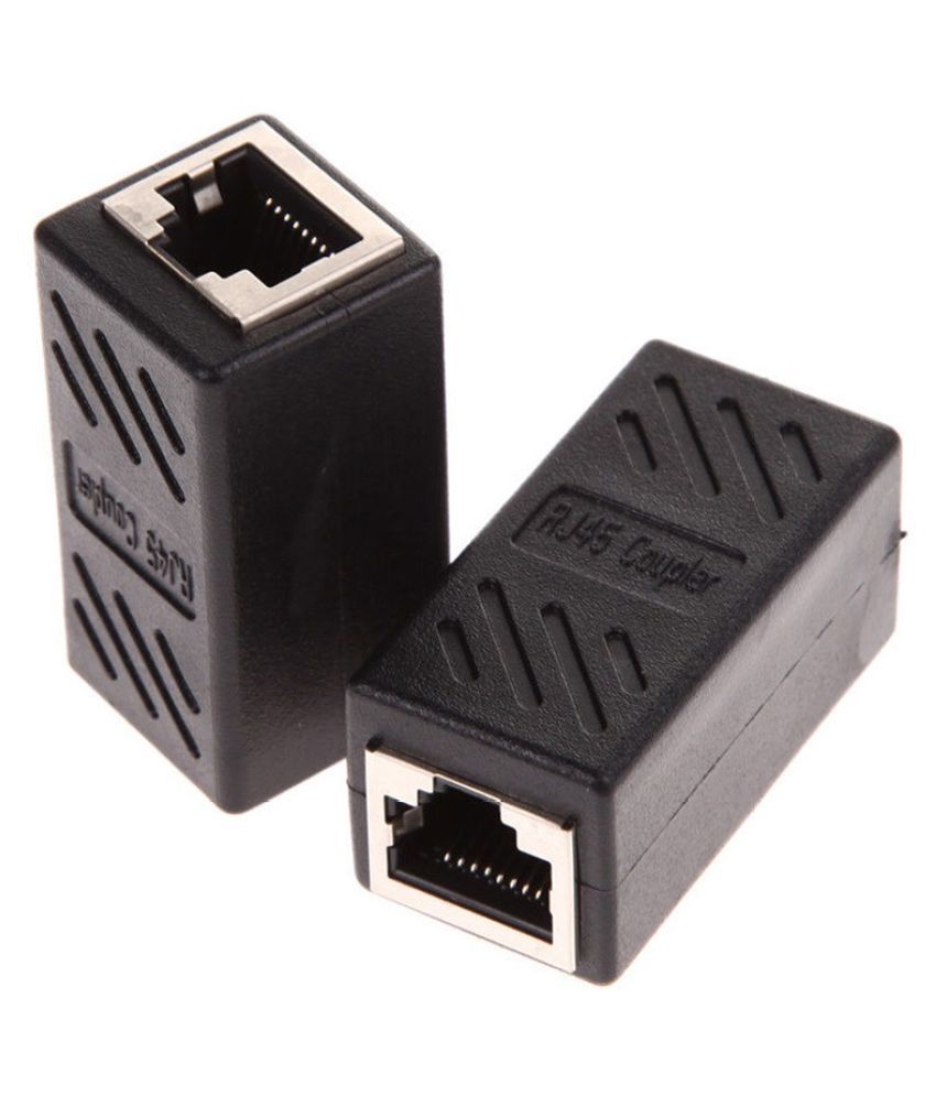 Extender Coupler Jointer Plug for PC RJ45 CAT5 6 LAN Ethernet Splitter Adapter