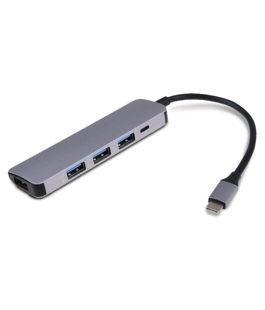 Type C USB 3.1 to 4 Port Hi-Speed USB 3.0 Muti Hub Adapter for Macbook ...