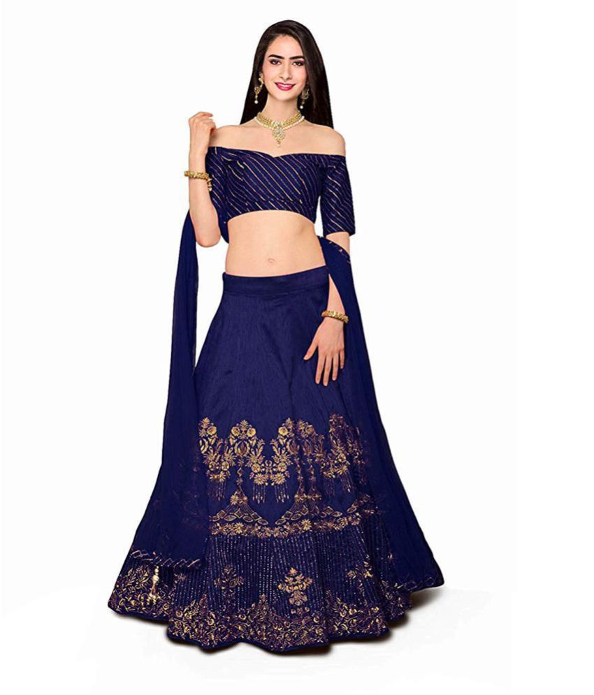 royal blue chaniya choli