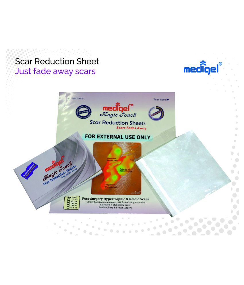Medigel Magic Scar Reduction Sheet 6"X6" Magic Scar Gel Sheet Pack Of 1