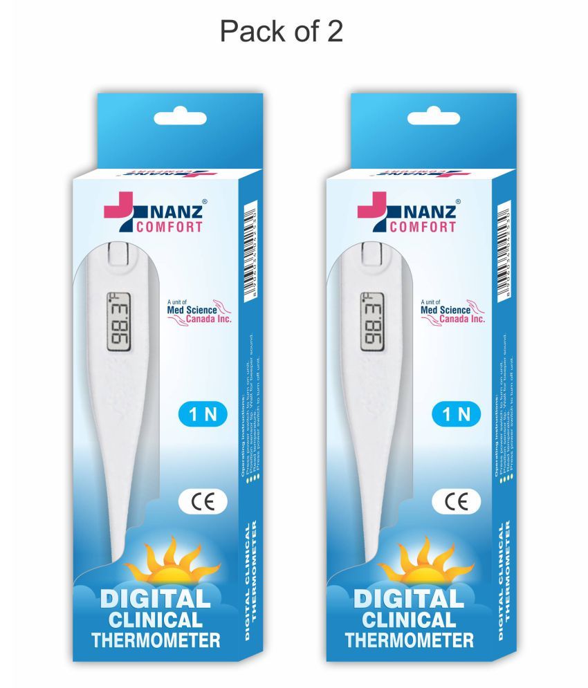 Buy nanz comfort DIGITAL THERMOMETER(Pack of 2) Hard Online at Best