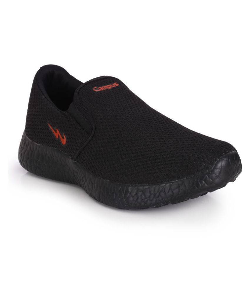 campus sports shoes black