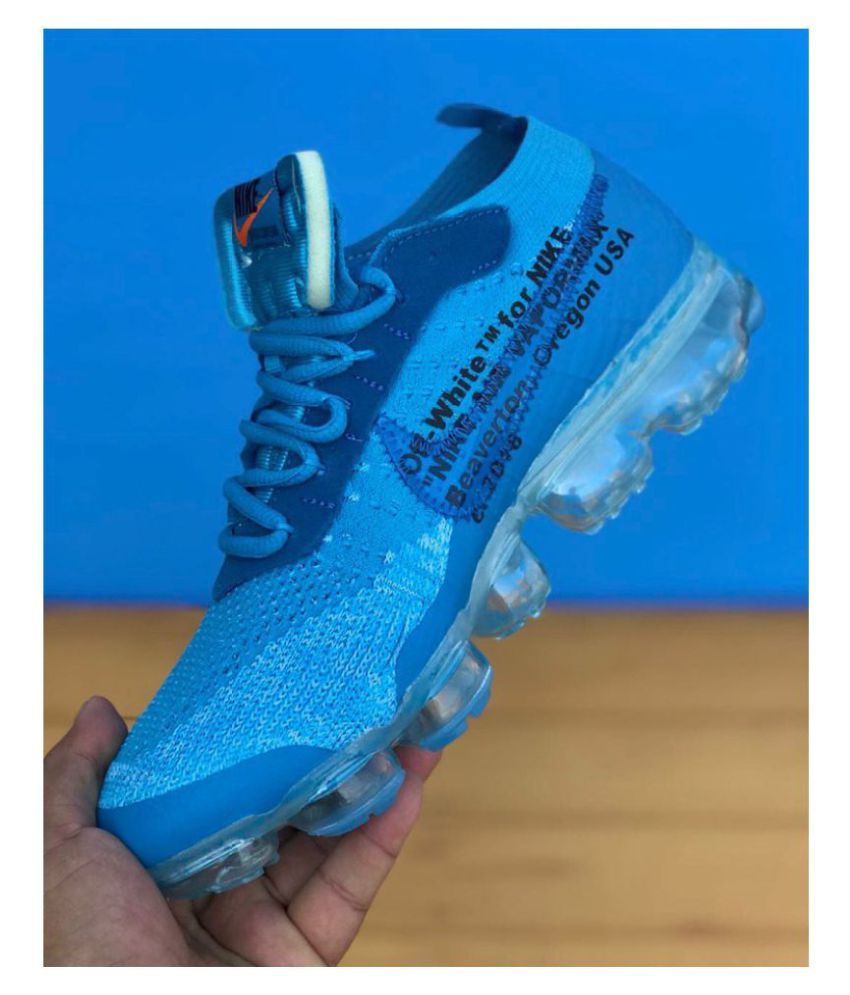 Nike Off White X Vapormax Blue Running Shoes Buy Nike