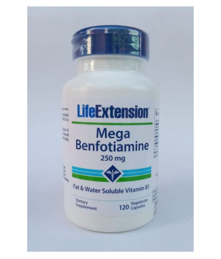 Good Health Naturally Life Extension Mega Benfotiamine 250mg Capsule ...