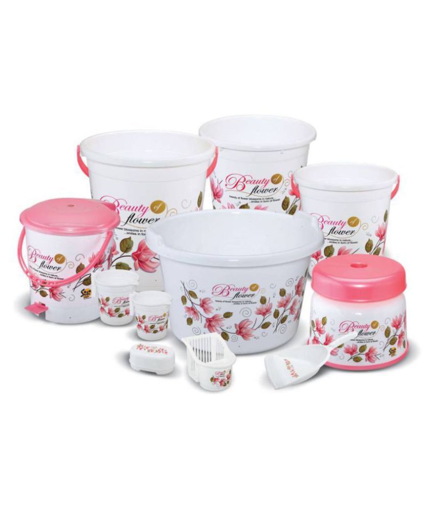 Ruchi Collection Plastic Bathroom Bucket Set Buy Ruchi Collection
