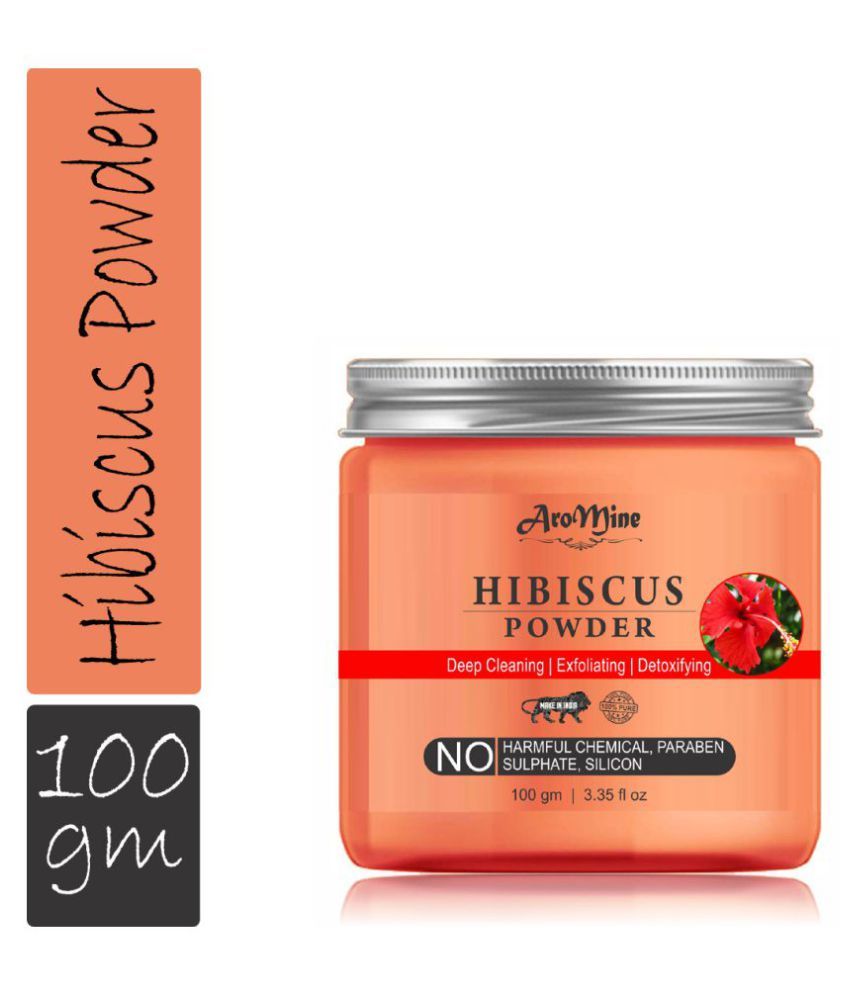     			Aromine 100% Pure Hibiscus Powder For Skin, Hair Face Pack 100 gm