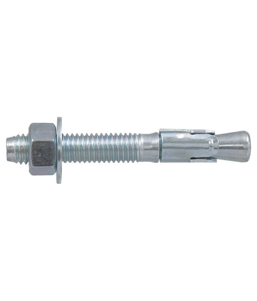 Wedge Anchor Bolt 20 x 150 mm with Hex Nut and Plain Washer - Pack of ...