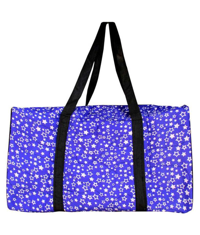 HD Blue Polyster Shoulder Bag