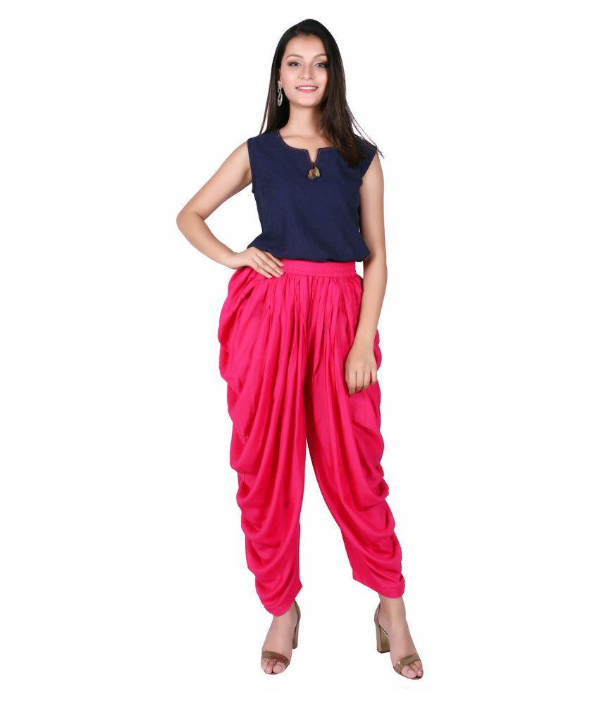 rayon dhoti pants