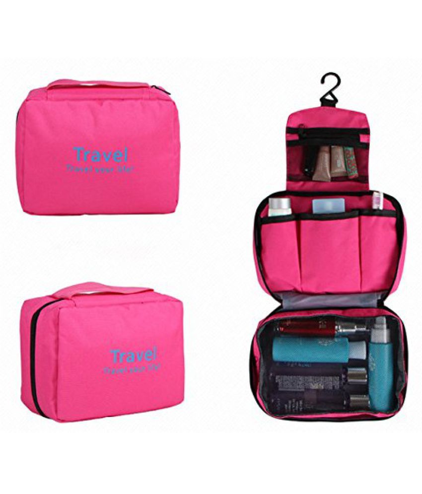 Everbuy Pink Travel your life! womens Ladies toiletry bag Buy Everbuy