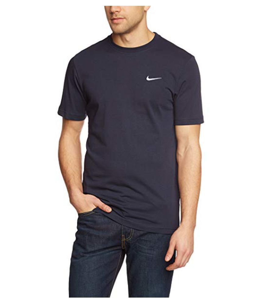 nike plain black t shirt