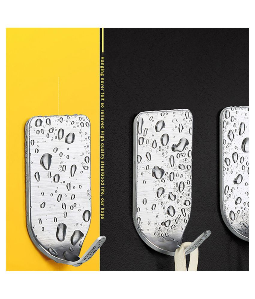 Sticky Wall Hangers Self Adhesive Hooks Metal Utility Hanging