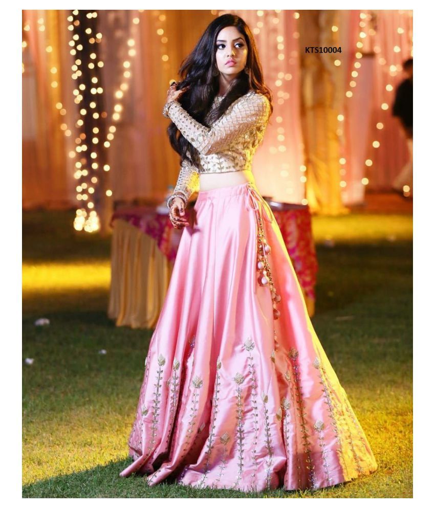 pink lehenga snapdeal
