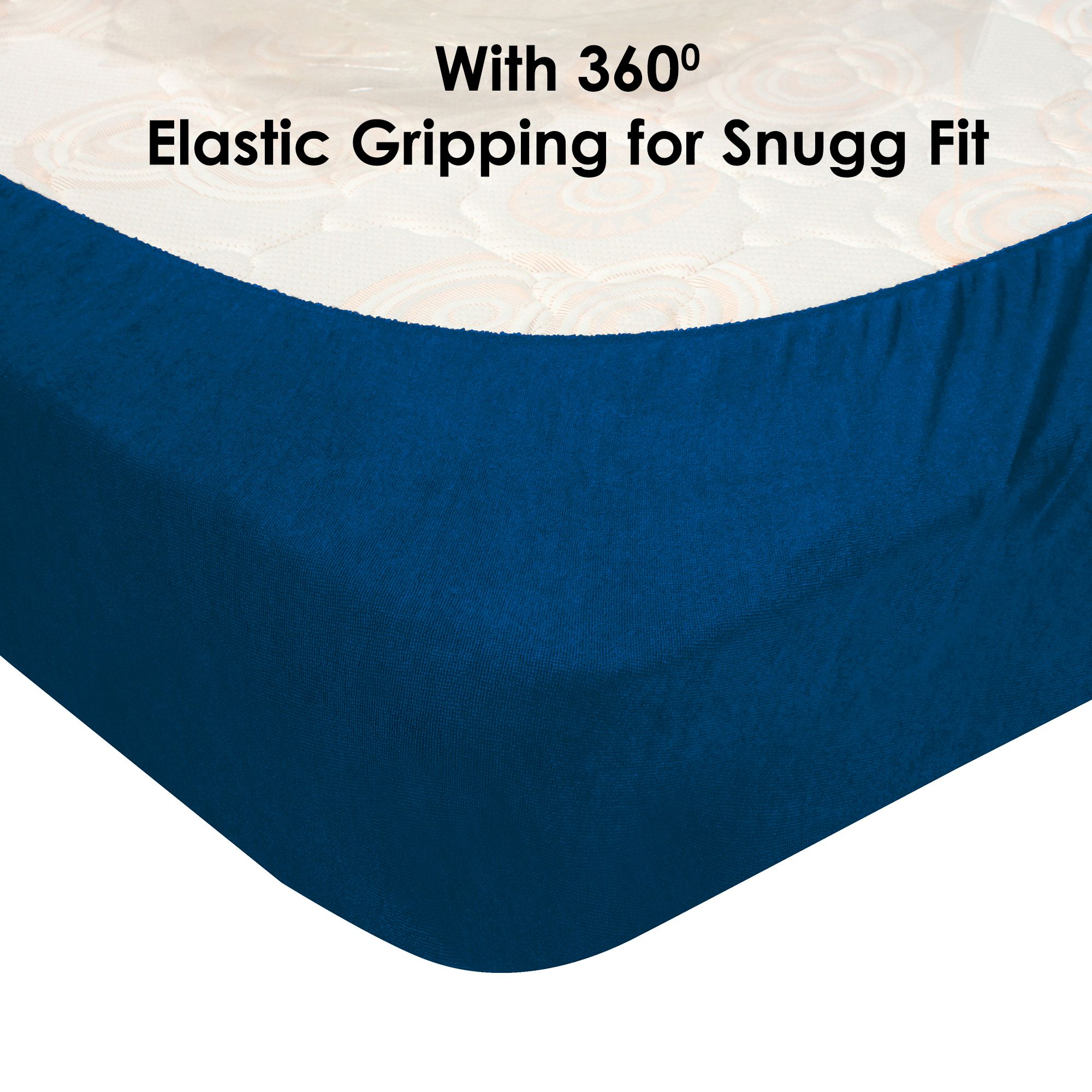 StoryHome Mattress Protector Blue Cotton Mattress Protector Buy