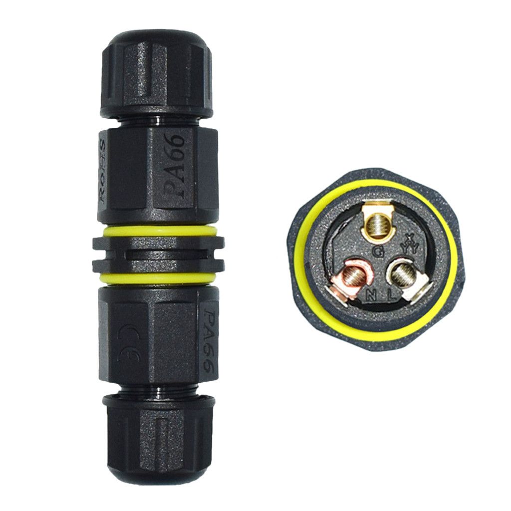 IP67 Waterproof Electrical Connector Cable Wire 2 Pin/3 Pin Outdoor ...