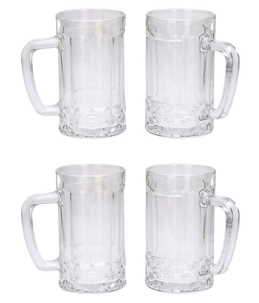    			Somil Beer Mug Glasses Set,  400 ML - (Pack Of 4)