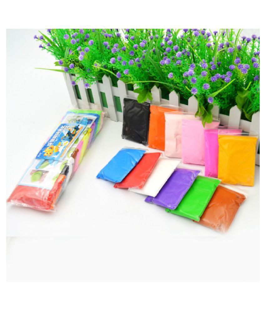 12 Colours Modelling DIY air Dry Clay Play Dough Light Weight for Kids