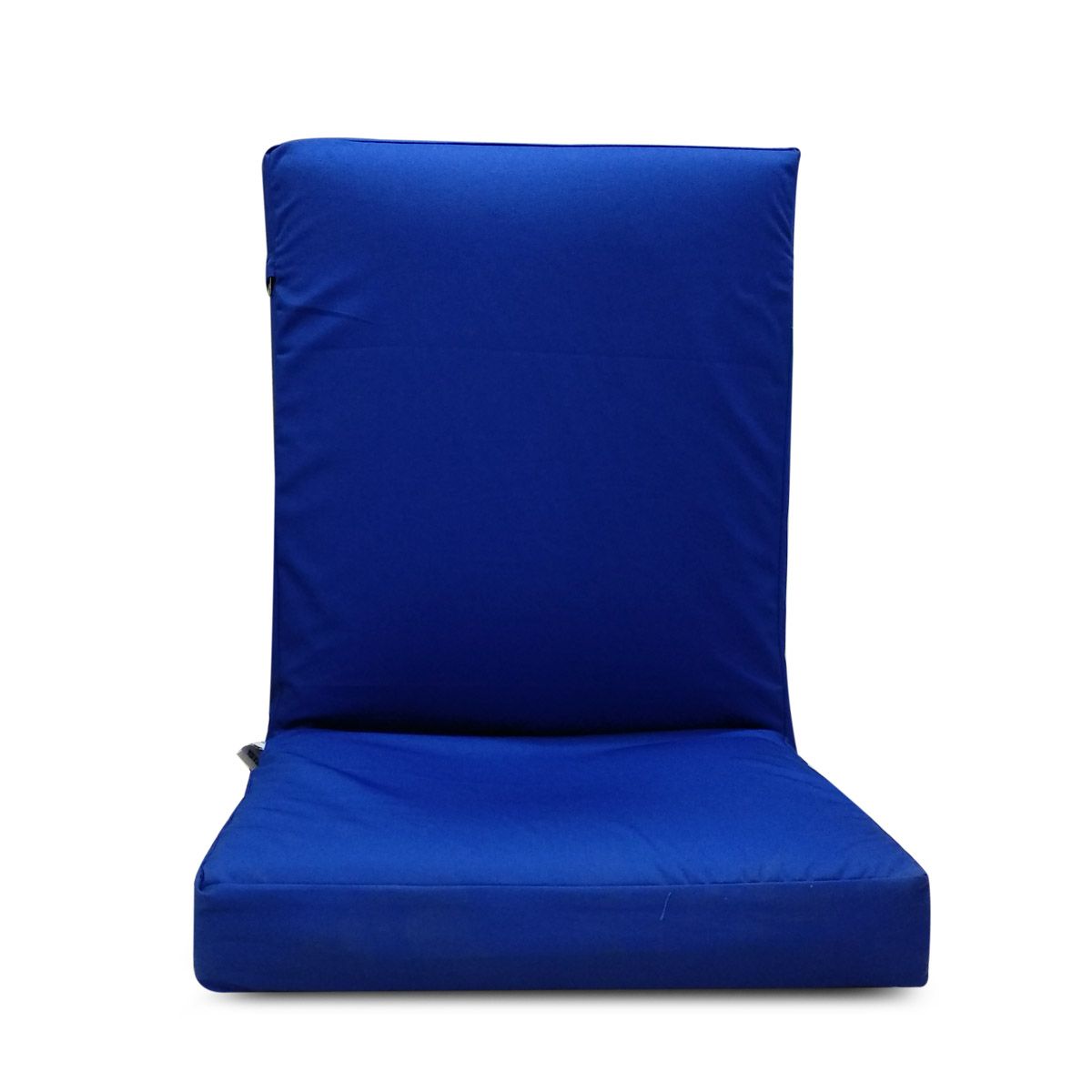 Kawachi Adjustable Back Support Relax Recliner Floor Chair Sofa With Cushion Blue