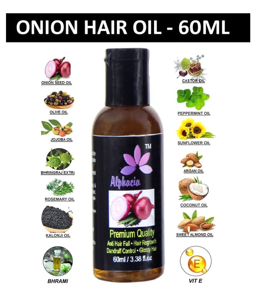     			Alphacia Red Onion Oil -  For Hair Treatment Onion 60 mL
