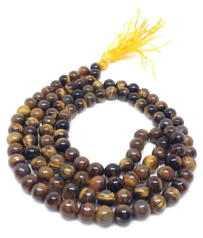     			JSK COLLECTION TIGER EYE  Pooja Mala