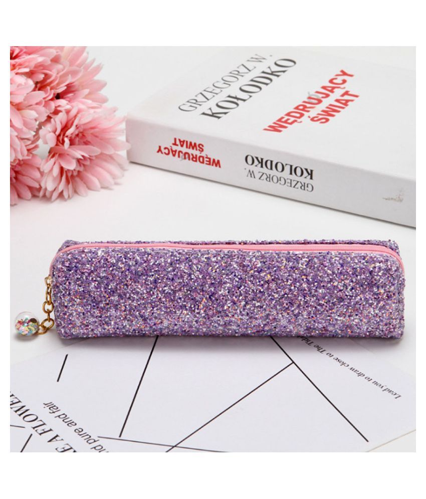 glitter pouch