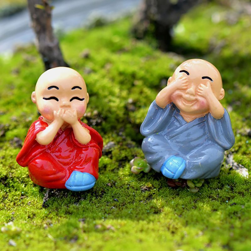 kung fu monk figurines