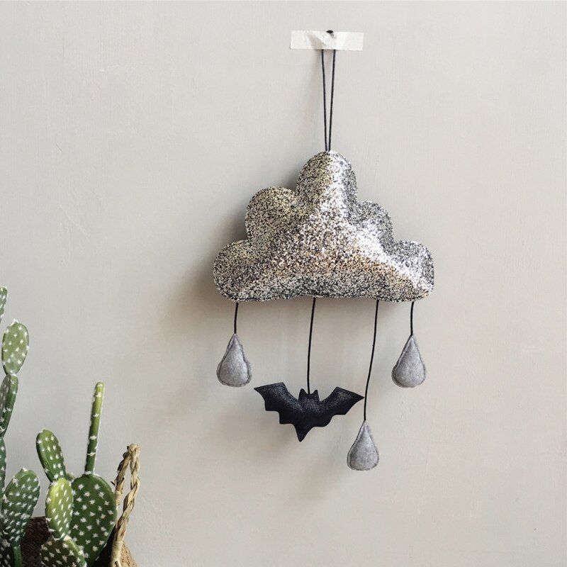 Halloween Diy Dark Clouds Bat Hanging Ornaments Decorations For
