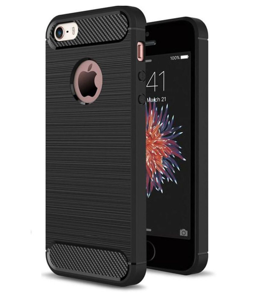     			Apple iPhone 5S Plain Cases BEING STYLISH - Black