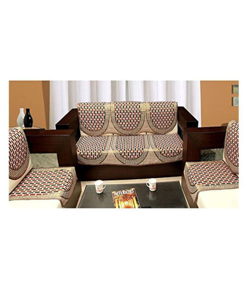 HomeStoreYEP 5 Seater Cotton Set of 6 Sofa Cover Set Buy HomeStore