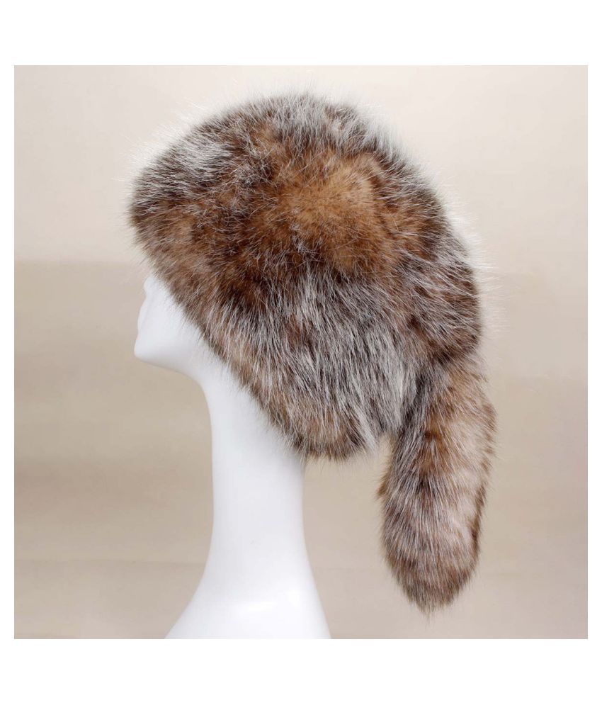 Women Russian Thick Fluffy Cap Fake FAUX Fur Headband Hat Winter Ear Warmer US