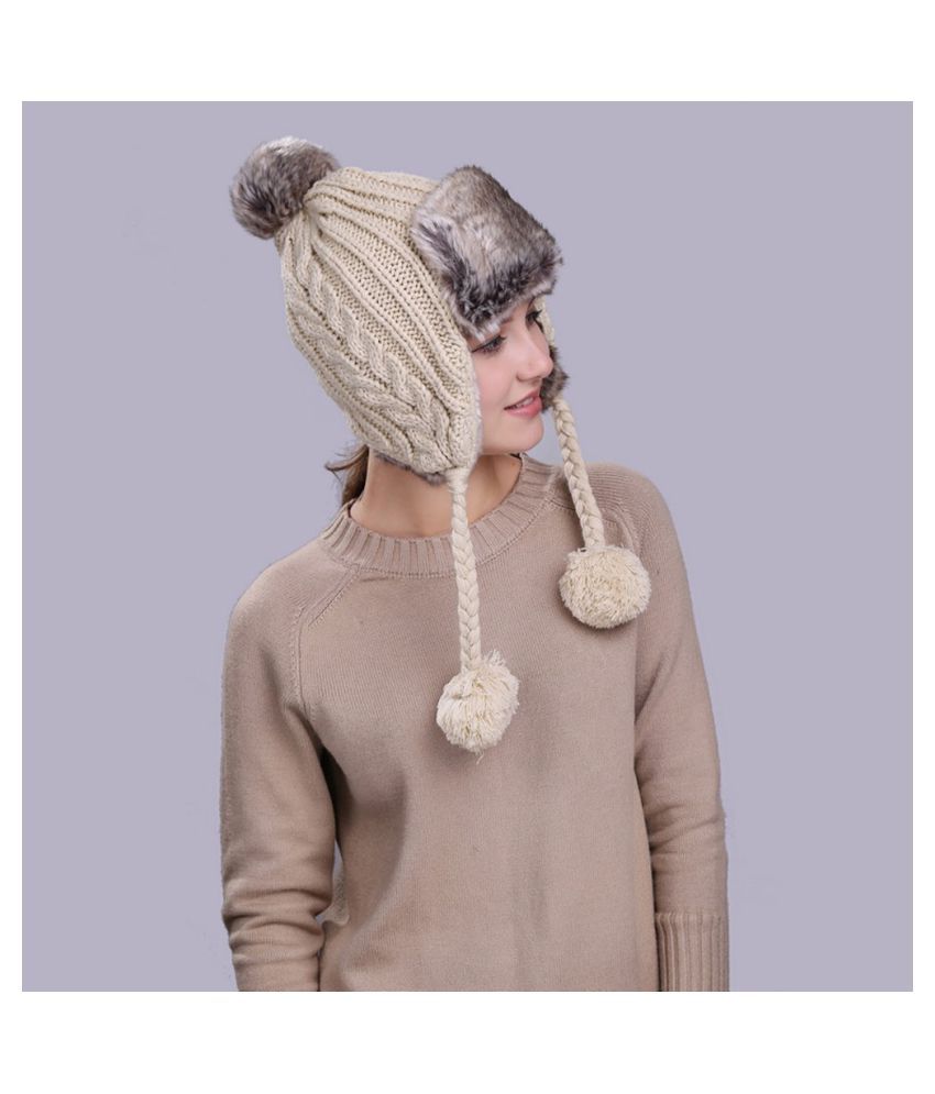 Winter hats for women with ear flaps clearance