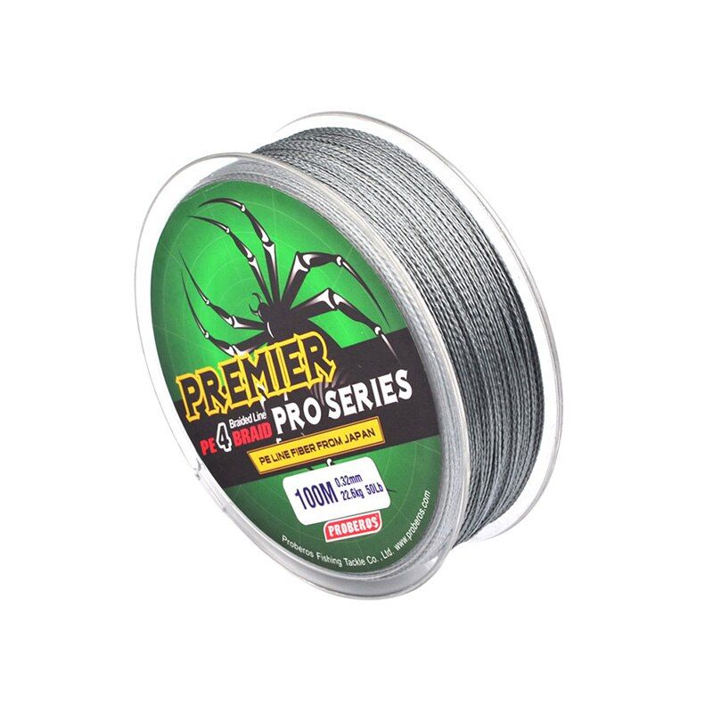 Green Grey //Yellow//Blue braided fishing line availabl 100M Fishing Line Red