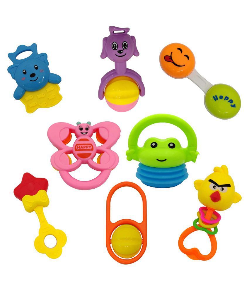 silicone baby rattle