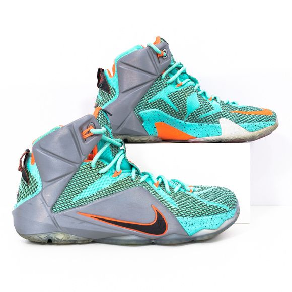 nike lebron 12 nsrl multicolor basketball shoes