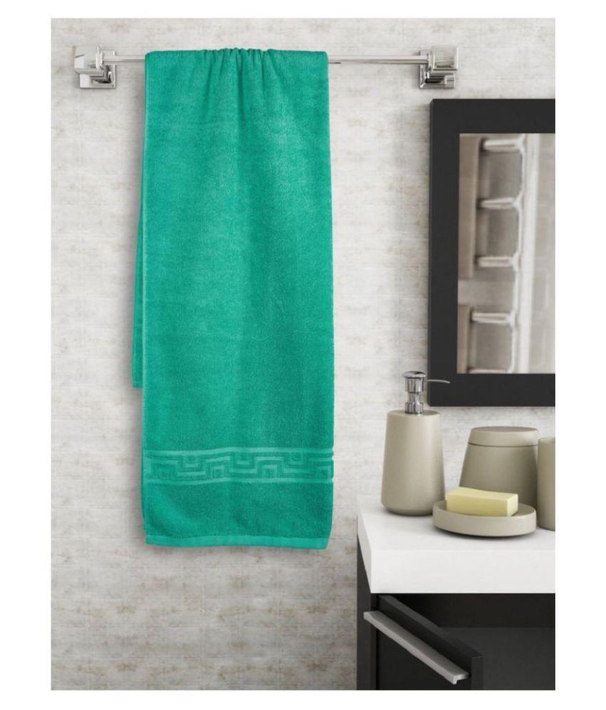 Raymond Single Cotton Bath Towel Green Buy Raymond Single Cotton Bath