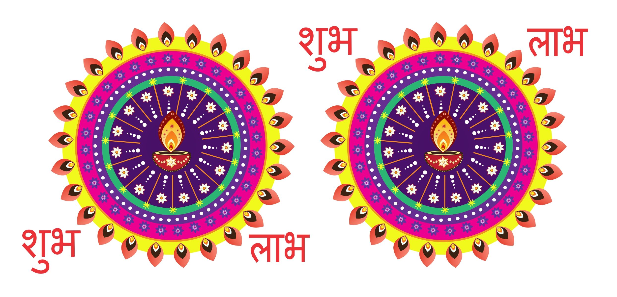     			Decor Villa RANGOLI Festive Sticker ( 40 x 48 cms )